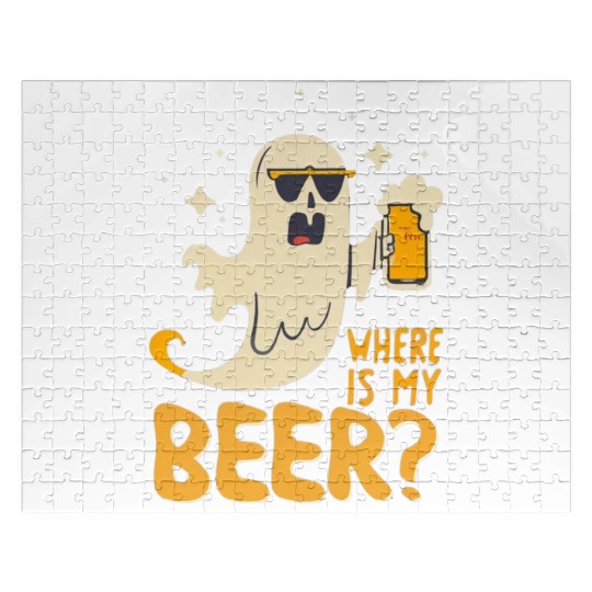 My beer and Halloween Jigsaw Puzzles