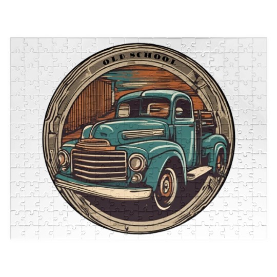 Old School Truck / Oldtimer / Car / Vintage / 60s Jigsaw Puzzles