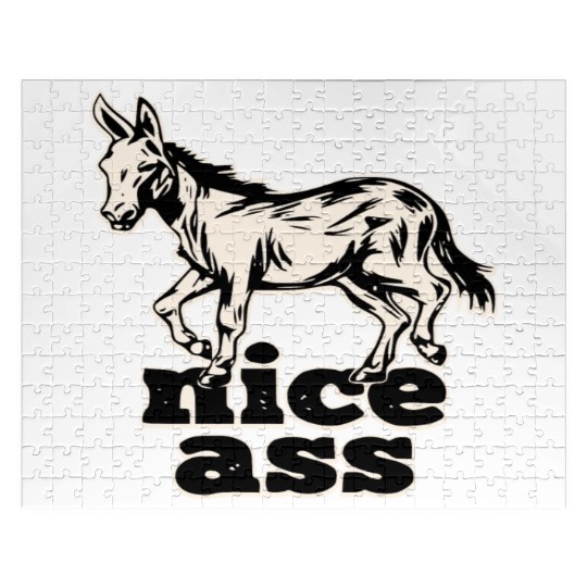 Nice Ass ©WhiteTigerLLC.Com LIKE US ON FACEBOOK Jigsaw Puzzles
