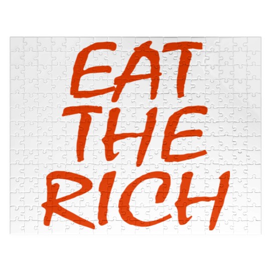 UAW Eat The Rich Jigsaw Puzzles