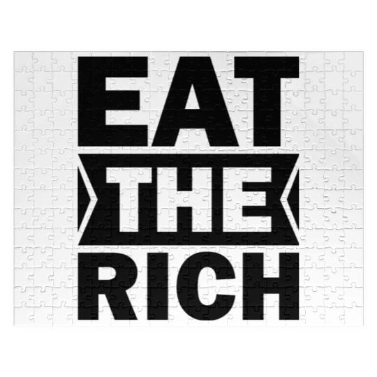 President Shawn Fain Eat The Rich UAW Jigsaw Puzzles