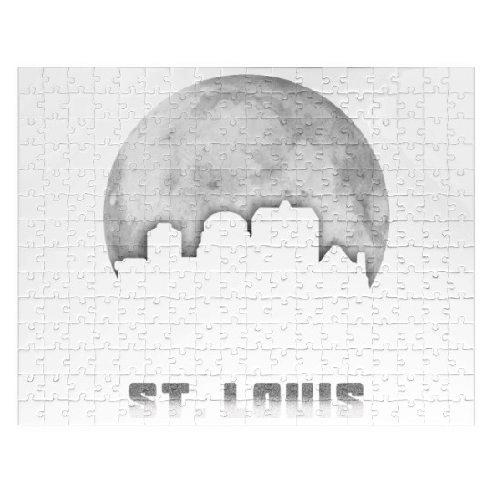 St. Louis Missouri Full Moon Jigsaw Puzzles