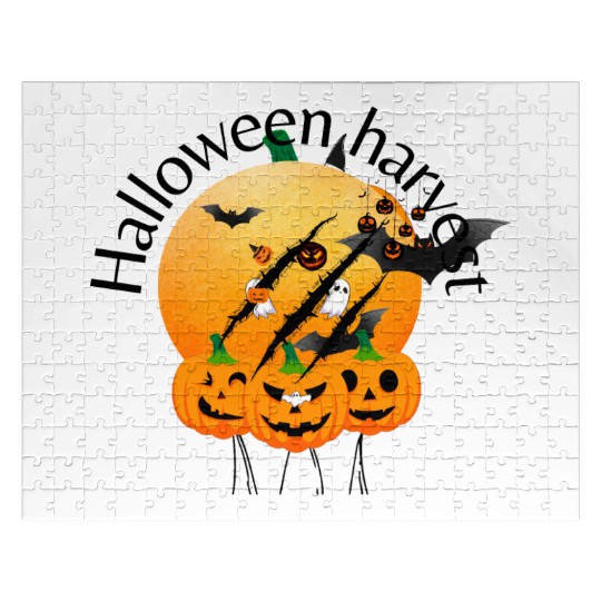 Halloween Harvest Be Courageous Jigsaw Puzzles