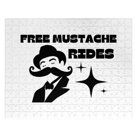 Free Mustache Rides FREE 66 -6 Jigsaw Puzzles