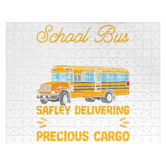 School Bus Adult Delivery Specialist Bus Driver Jigsaw Puzzles