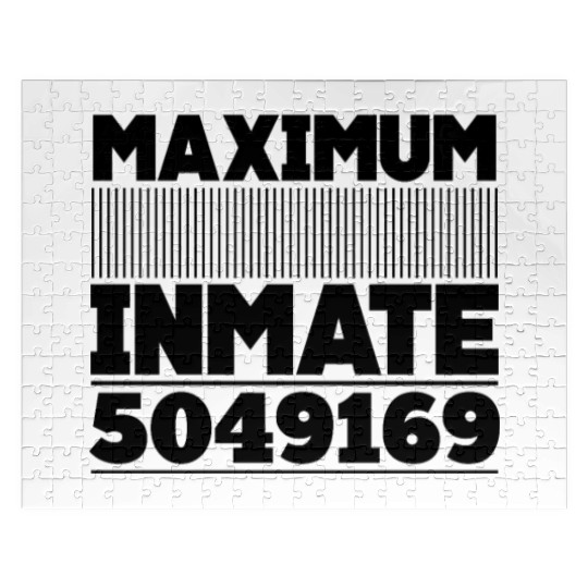Maximum Security Inmate Escaped Convict Halloween Jigsaw Puzzles