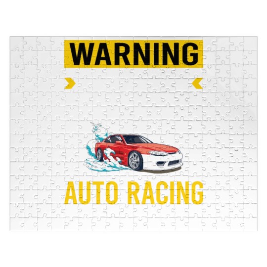 Warning Auto Racing Automotive Autosport Jigsaw Puzzles