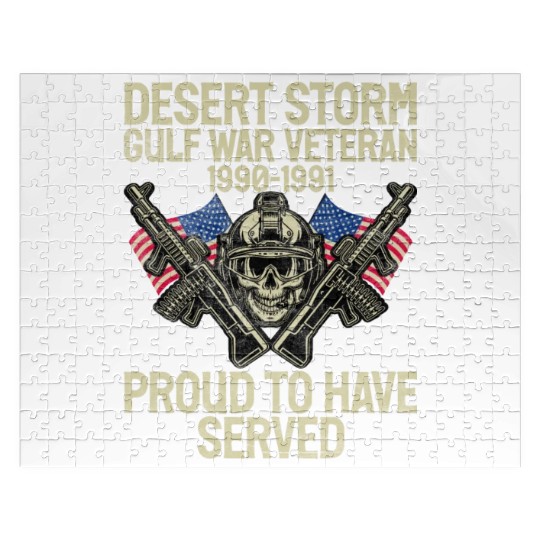Deser Storm War Veteran Proud To Have Served Jigsaw Puzzles