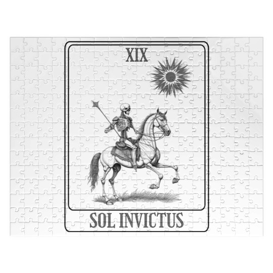 Tarot Card The Sun Sol Invictus Jigsaw Puzzles