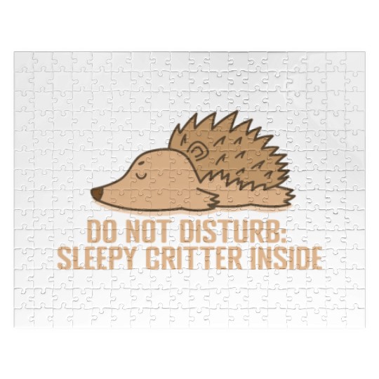 Do not disturb: Sleepy Critter inside Jigsaw Puzzles