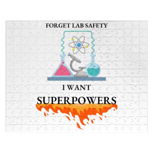 Inner Hero to Forget Lab Safety for Superpowers Jigsaw Puzzles