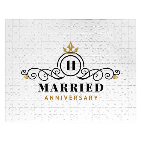 11 Years Wedding Anniversary Jigsaw Puzzles
