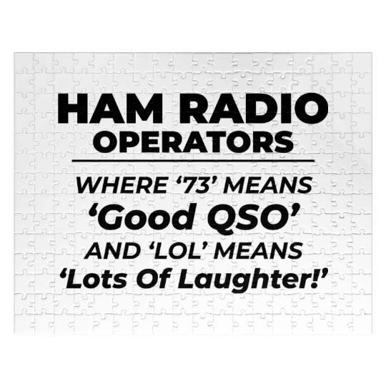 Amateur Ham Radio Operators Funny Saying Jigsaw Puzzles