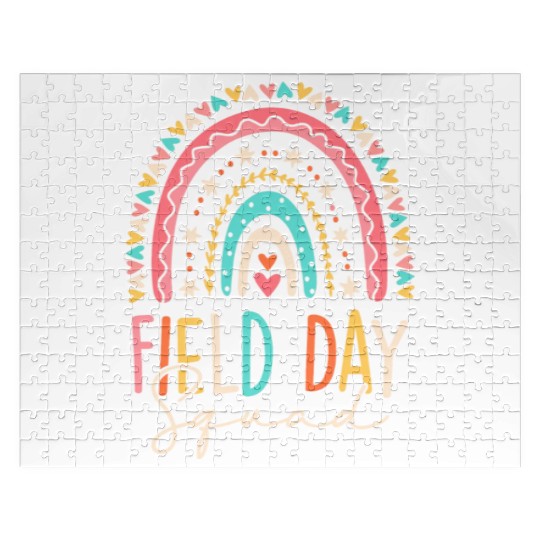 Field Day Squad Teacher Student Last Day Of School Jigsaw Puzzles