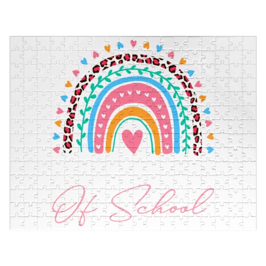 Happy Last Day Of School Teacher Student Summer Jigsaw Puzzles