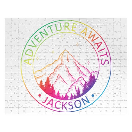 Jackson Jackson Hole Valley Wyoming Usa Adventure Jigsaw Puzzles