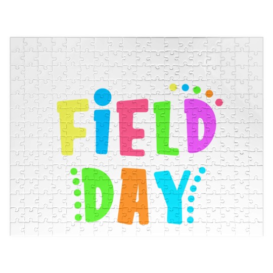 School Field Day Teacher I m Just Here For Field Jigsaw Puzzles