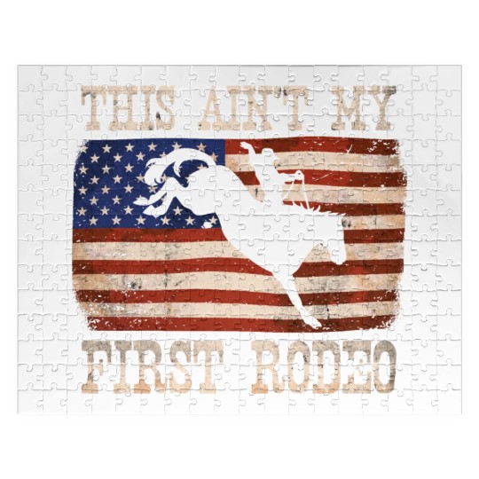 This Ain't My First Rodeo - Rodeo Cowboy Western Jigsaw Puzzles