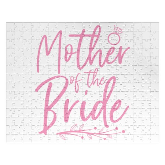 Wedding party mom gift mother of the bride Jigsaw Puzzles