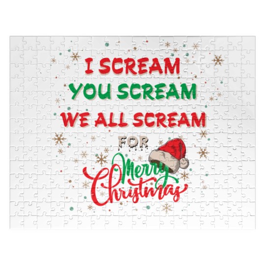 I Scream, You Scream, We All Scream for Merry chri Jigsaw Puzzles