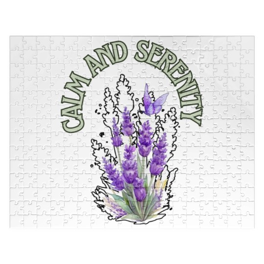 Calm And Serenity Jigsaw Puzzles, lavender flower of calm