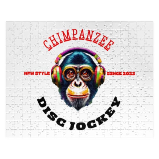 Monkey DJ Music, Chimpanzee DJ Music - Funny And C Jigsaw Puzzles