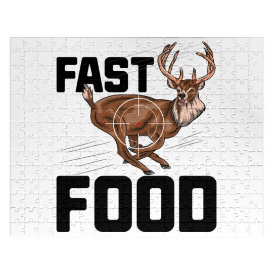 Fast Food Deer Hunting Jigsaw Puzzles