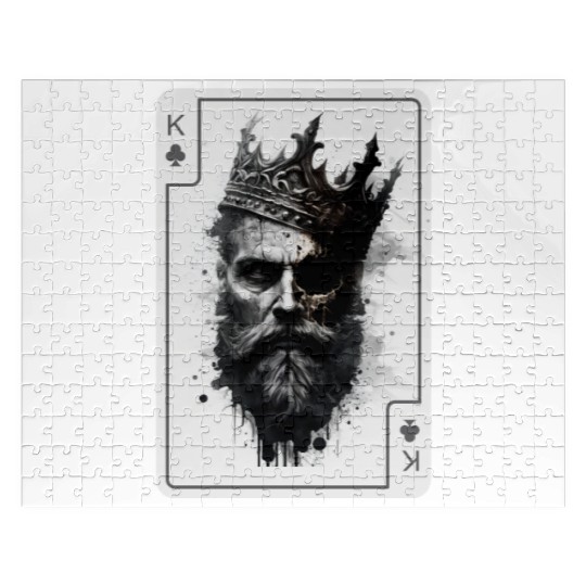 King Gothic Poker Card Game Horror Creepy Jigsaw Puzzles