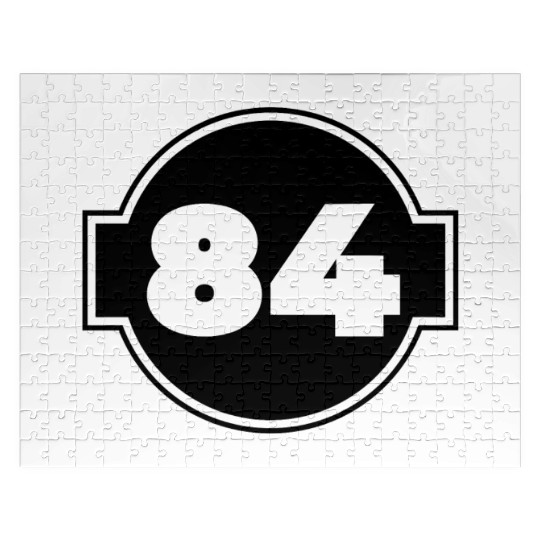 Congratulations 84 Years Old - Number Eighty-Four Jigsaw Puzzles