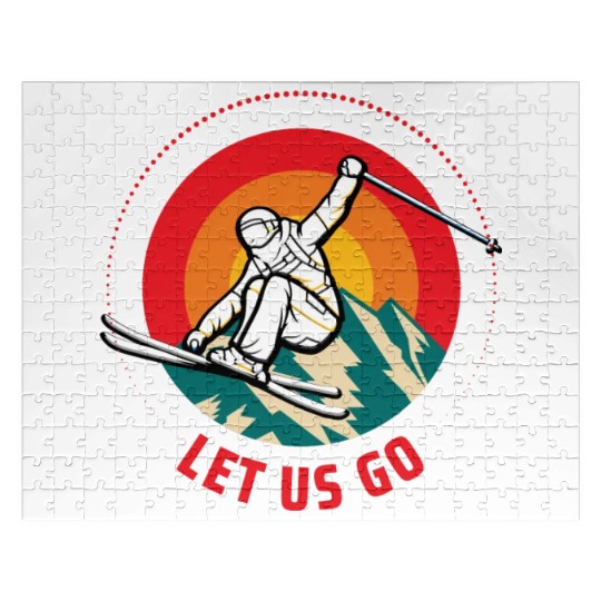 "Winter Wonderland Thrills: Snowboarder's Paradise Jigsaw Puzzles