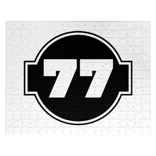 Congratulations 77 Years - Number Seventy-Seven Jigsaw Puzzles