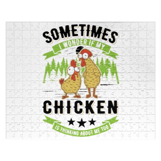 Chickens Chicken Farm Farmer Jigsaw Puzzles
