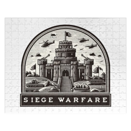 Modern Meets Medieval: Epic Siege Warfare Fantasy Jigsaw Puzzles