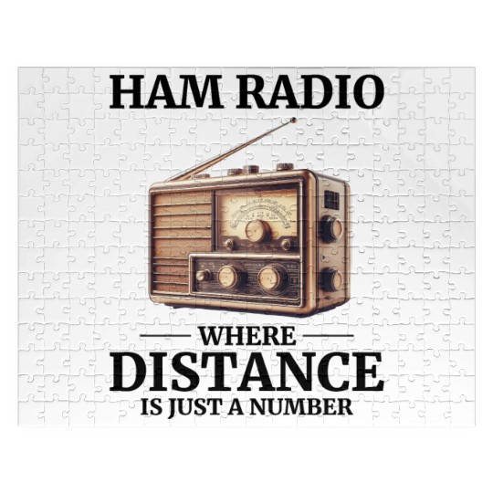 Vintage Ham Radio Operator Jigsaw Puzzles