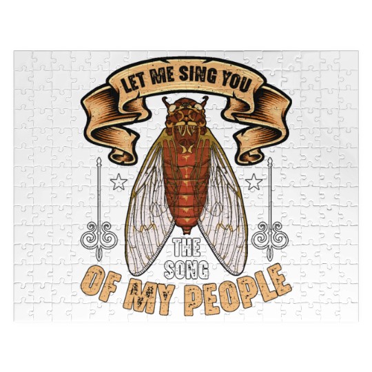 Cicadas Let Me Sing You The Song Periodical Cicada Jigsaw Puzzles
