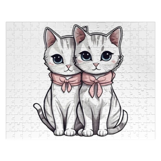 there are two kittens Jigsaw Puzzles