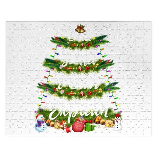 Dear Santa, I Can Explain - Christmas Tree Jigsaw Puzzles