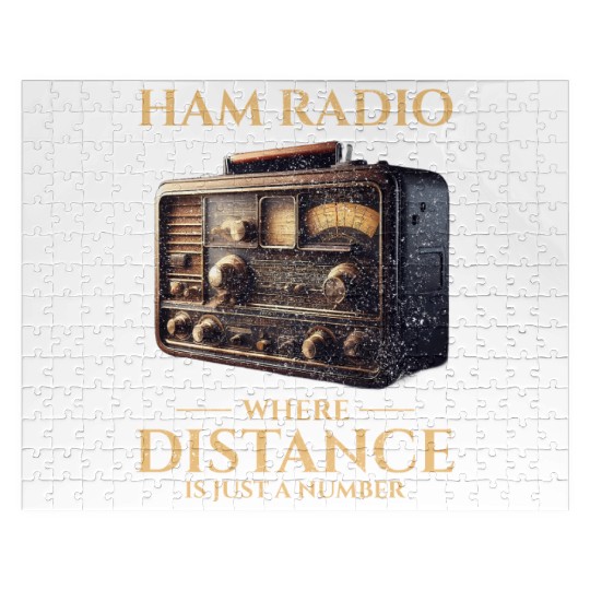Vintage Ham Radio Operator Jigsaw Puzzles