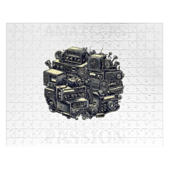 Vintage Ham Radio Enthusiast Amateurs by License Jigsaw Puzzles