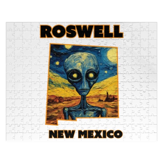 Roswell New Mexico - Alien Jigsaw Puzzles