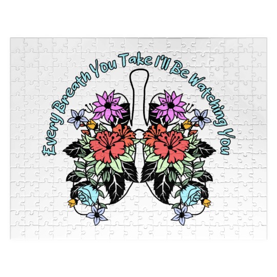 Every Breath You Take I'll Be Watching You Jigsaw Puzzles