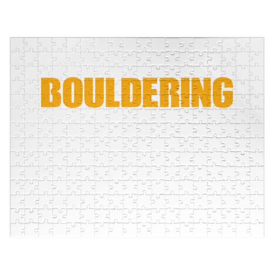 I'd Rather Be Bouldering Climbing Boulder Jigsaw Puzzles