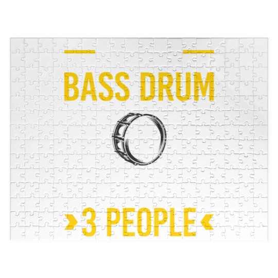 3 People Bass Drum Jigsaw Puzzles