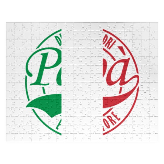 Di Tutti I Padri Papa Italian Flag Father's Day Jigsaw Puzzles