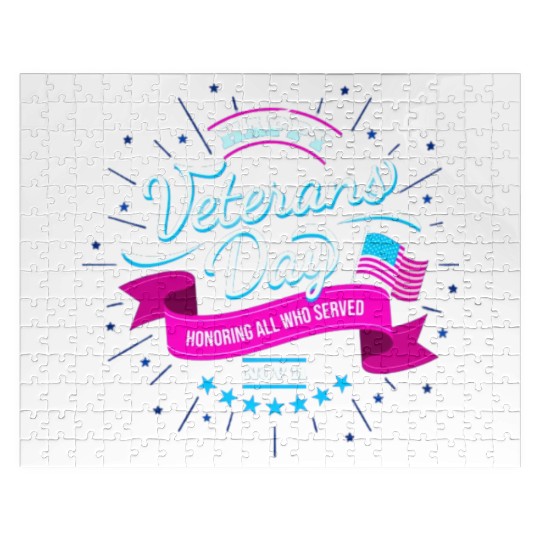 Text Veterans day Jigsaw Puzzles