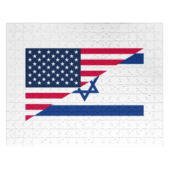 Israel USA flag flags Jigsaw Puzzles