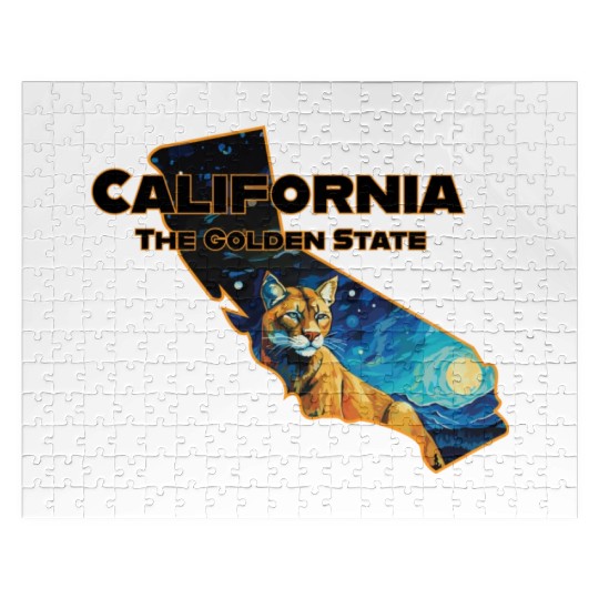 California Wildlife - mountain lion Jigsaw Puzzles