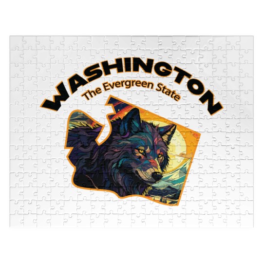 Washington Wildlife - wolf Jigsaw Puzzles