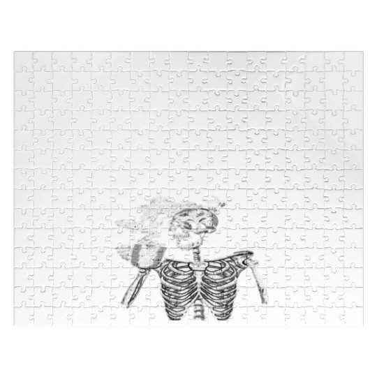 Hocus Pocus I need Coffee To Focus In Whitre Text Jigsaw Puzzles