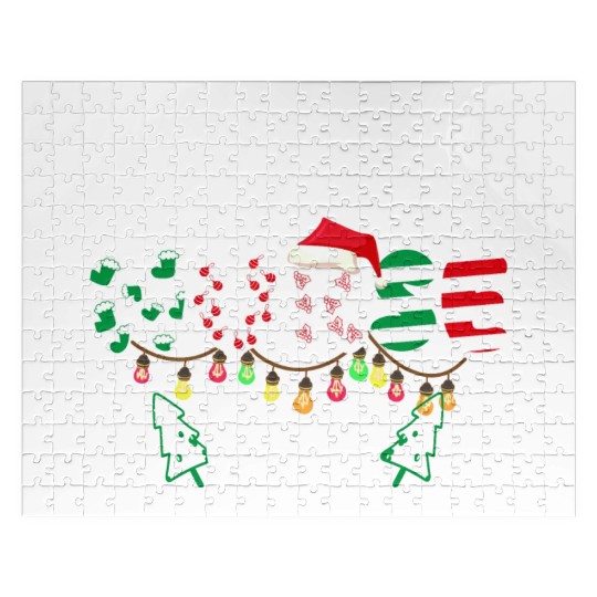 Registered Nurse Crew Christmas day funny Register Jigsaw Puzzles